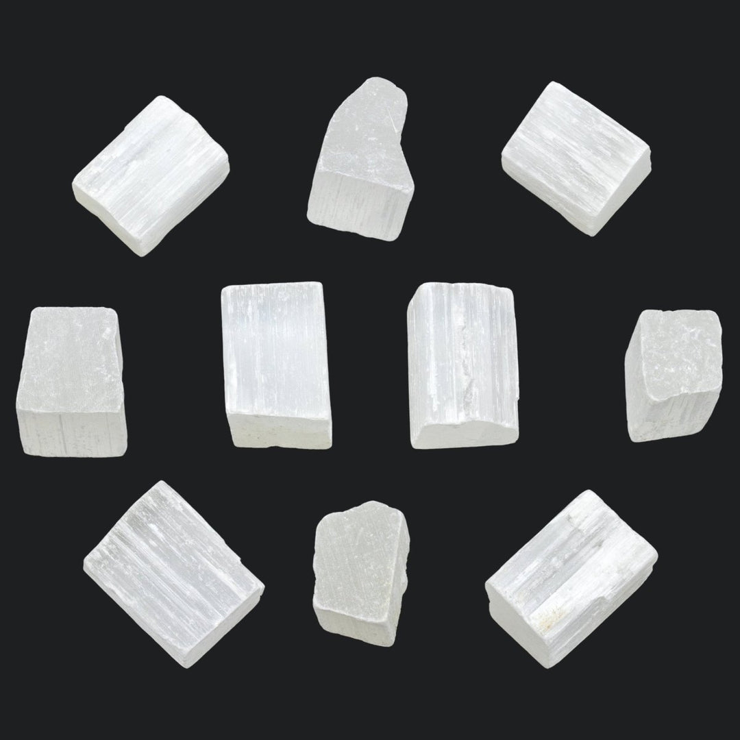 Selenite Rough 1 to 2 Inches (By Weight)Crystal River Gems