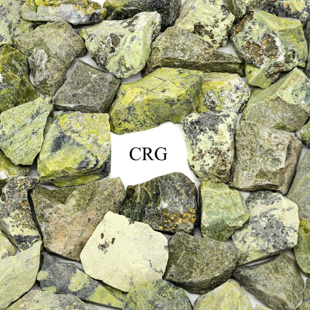 Serpentine Rough Pieces (Size 1.5 to 2.5 Inches) Crystals Minerals GemstonesCrystal River Gems
