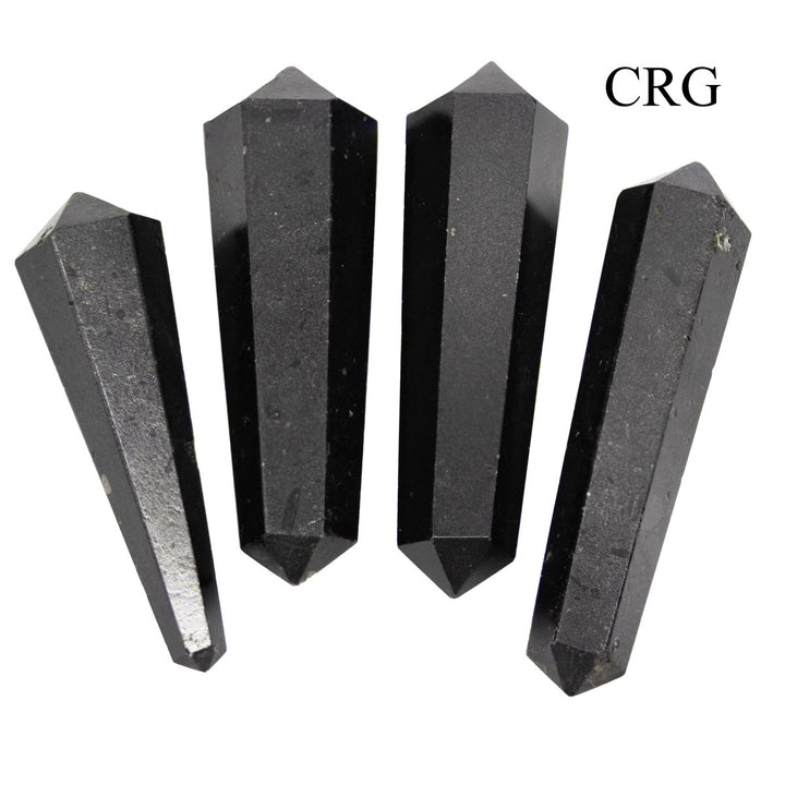 SET OF 4 - Obsidian Mini Double Terminated Points / 1" AVGCrystal River Gems