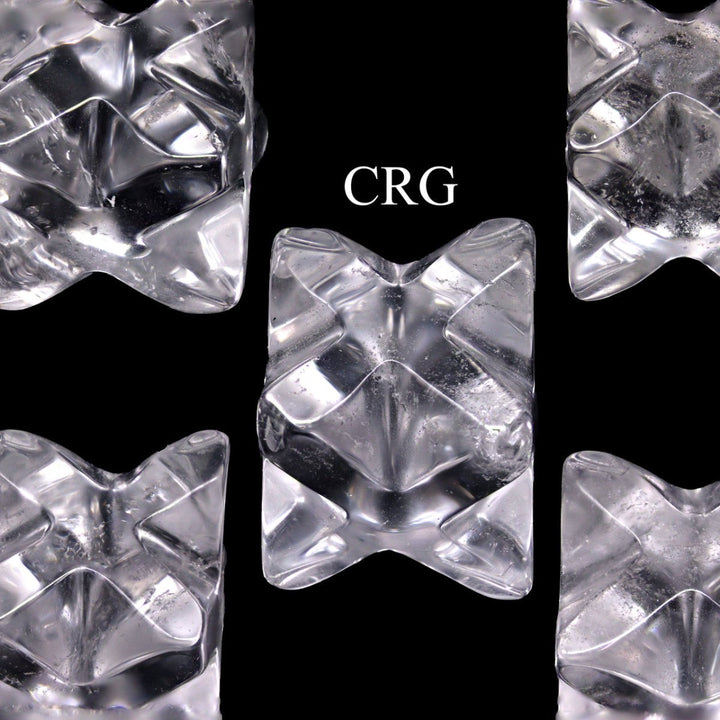 SET OF 5 - Smoky Quartz Mini Merkabas / 18mm AvgCrystal River Gems