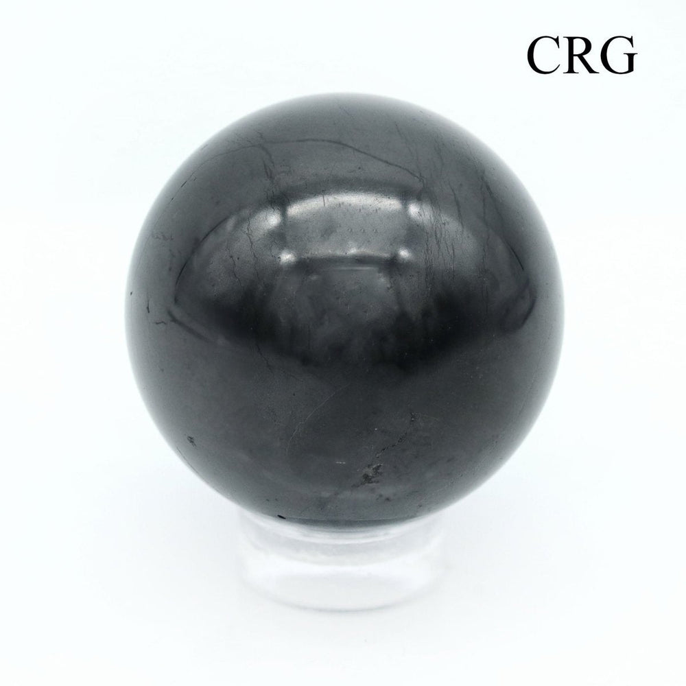 Shungite Polished Sphere (1 Piece) Size 3 cm Crystal Gemstone BallCrystal River Gems