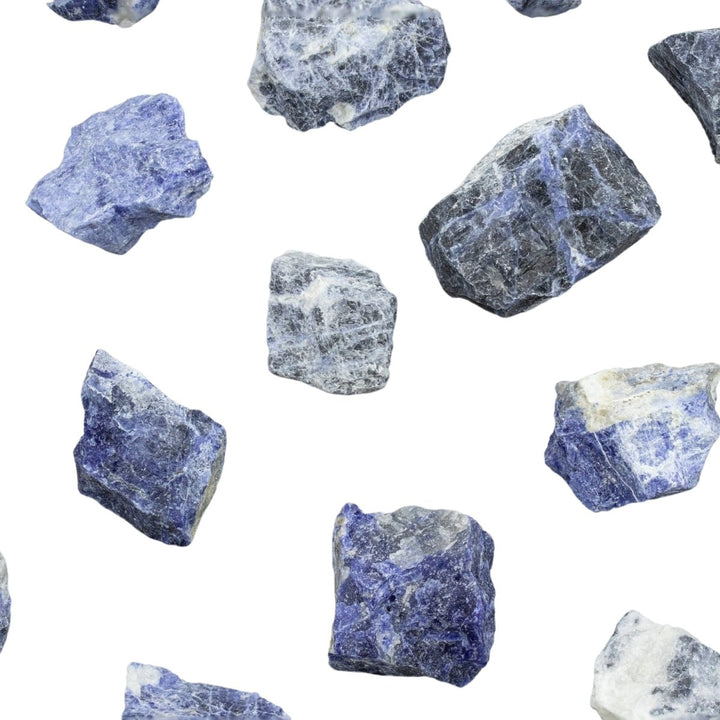 Sodalite Rough (Size 1 to 2 Inches) Bulk Wholesale Lot Raw Crystals Minerals GemstonesCrystal River Gems