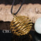 Spiral Cage Gold-Plated Pendant (1 in) Necklace and Bracelet Charm (5 pcs)