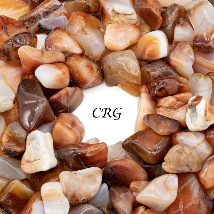 Tumbled Carnelian Agate / 1 - 2" AVG - 1 KILO LOTCrystal River Gems