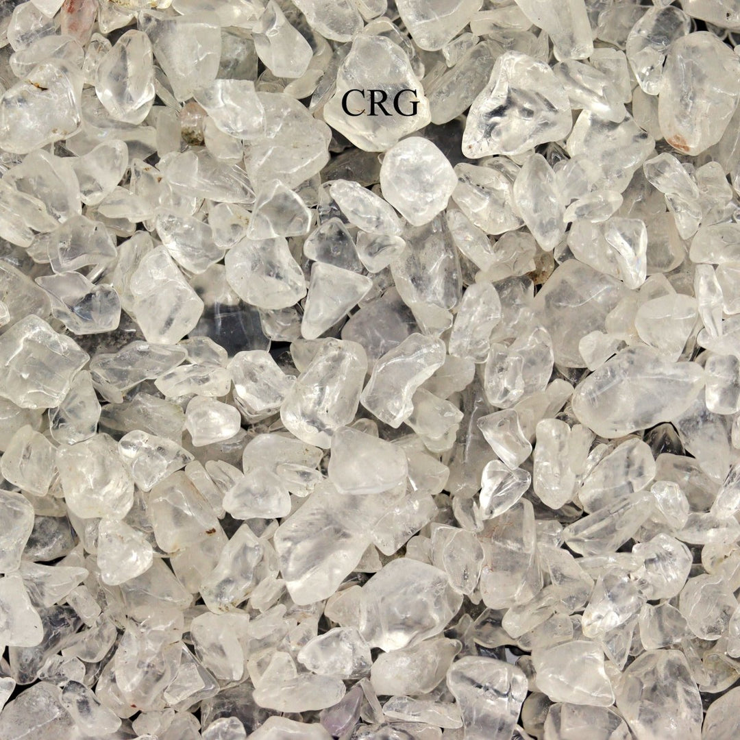 Tumbled Crystal Quartz Confetti Chips / 4-7mm AVG - 1 KILO LOT
