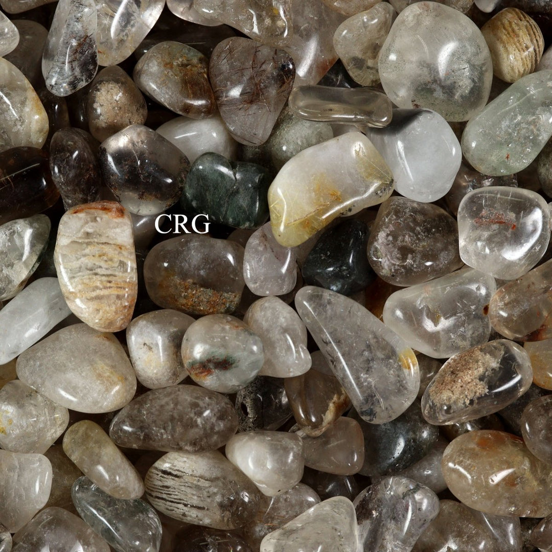 Tumbled Garden Quartz / 20 - 40mm AVG - 1 KILO LOTCrystal River Gems