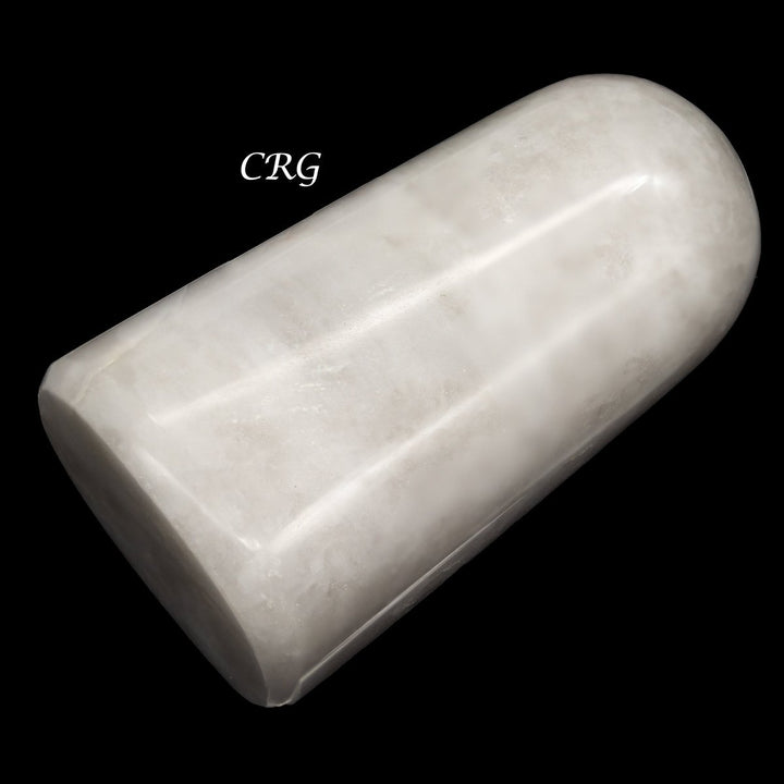White Agate Freeform Boulder (3 - 5 in) Polished Gemstone Sculpture (1 pc)Crystal River Gems