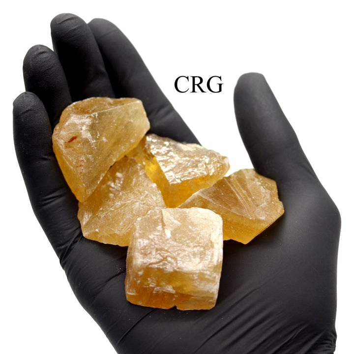 Yellow Honey Calcite / 2 - 3.5" AVG - 1 KILO LOTCrystal River Gems