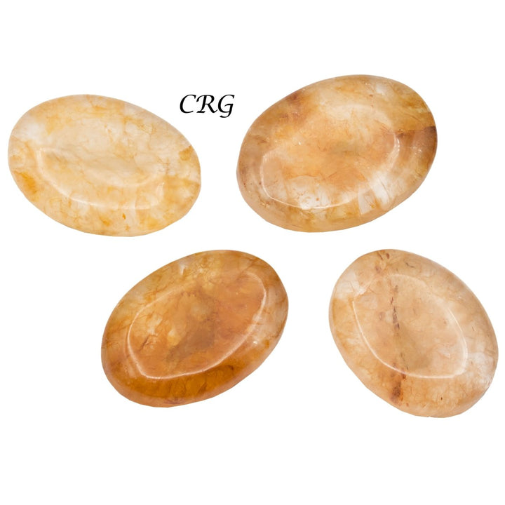 Yellow Quartz Cabochons (75 Grams) Mixed Sizes Bulk Wholesale Lot Crystal MineralsCrystal River Gems