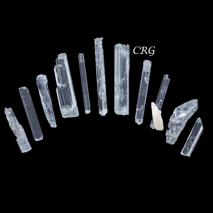 10 Grams Aquamarine Crystals - Mini Rough Aquamarine Crystals - Rough Aquamarine - Raw Aquamarine CrystalsCrystal River Gems