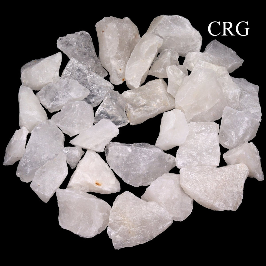 Crystal Quartz Rough Pieces (Size 20 to 40 mm) Raw Crystals Minerals GemstonesCrystal River Gems