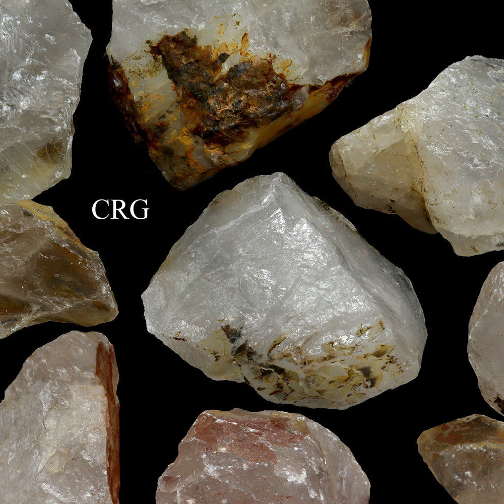 Crystal Quartz Rough (Size 2 to 5 Inches) Bulk Wholesale Lot Crystal Gemstones