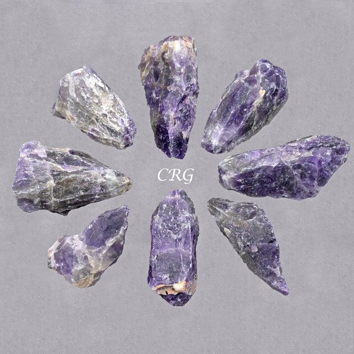 African Amethyst Rough (Size 0.5 To 2.5 Inches) Wholesale Raw Crystals Minerals Gemstones