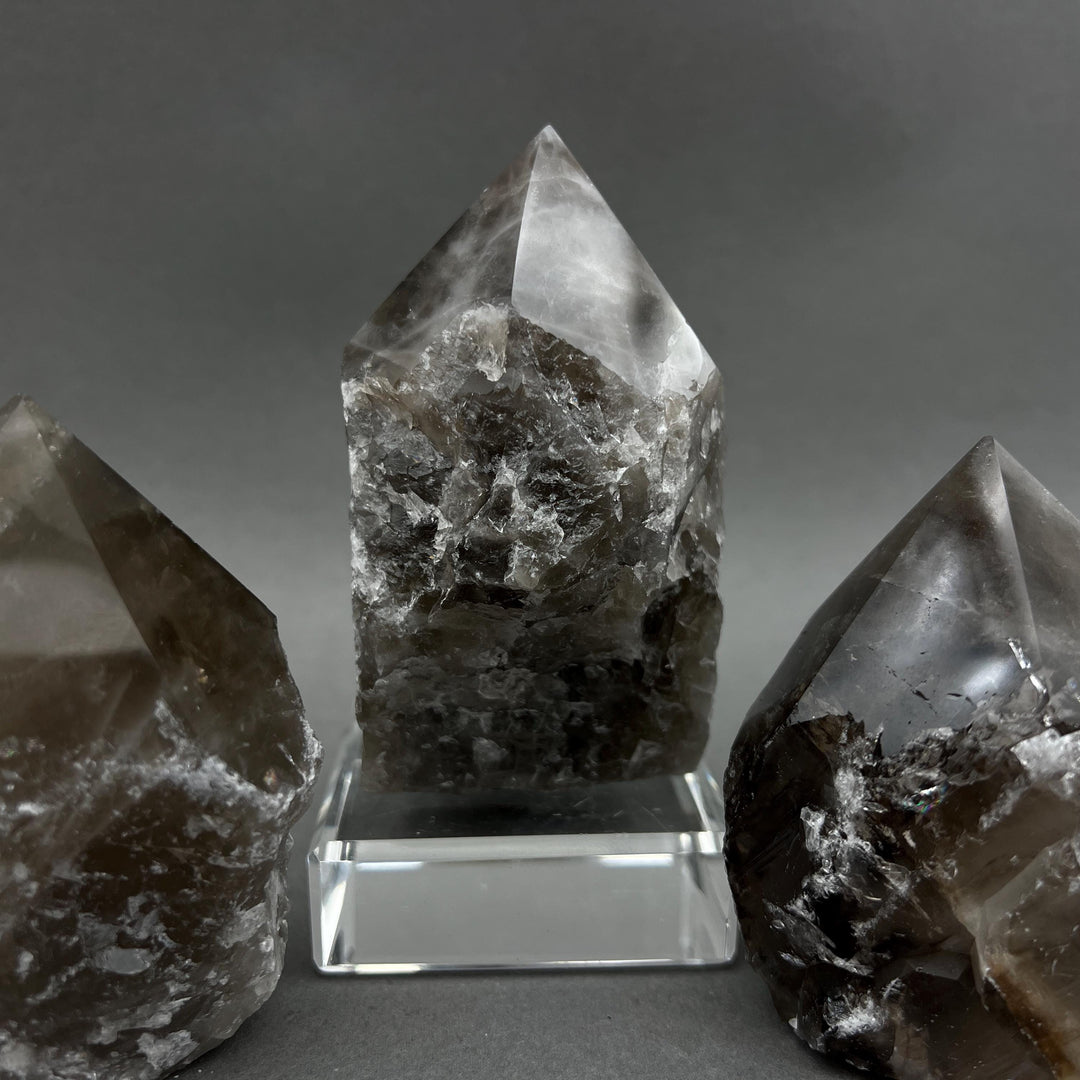 Smoky Quartz Top Polished Point (1 KILO) Gemstone Home Decor Wholesale Crystal Supply
