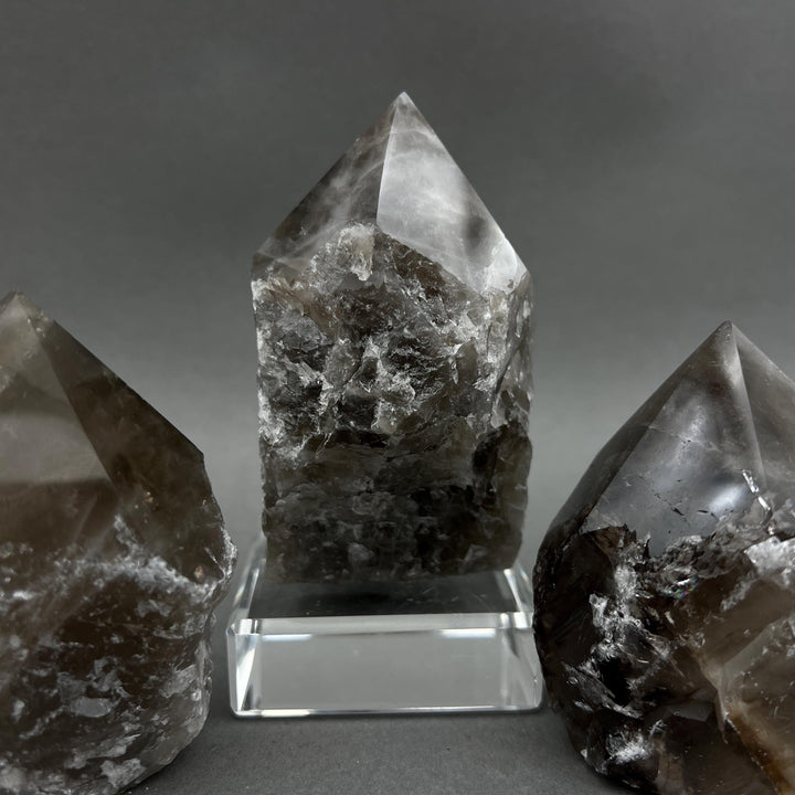 Smoky Quartz Top Polished Point (1 KILO) Gemstone Home Decor Wholesale Crystal Supply