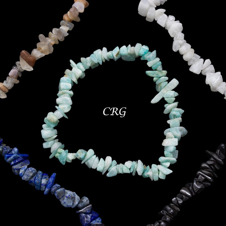 5 SET MYSTERY PICK! - Randomly Selected Chip Mixed Gemstone BraceletsCrystal River Gems