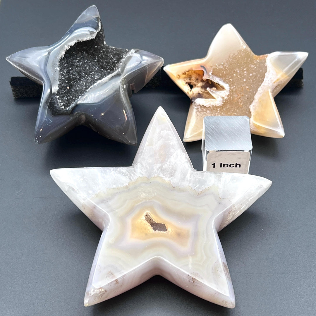 Agate Star Gemstone Carving