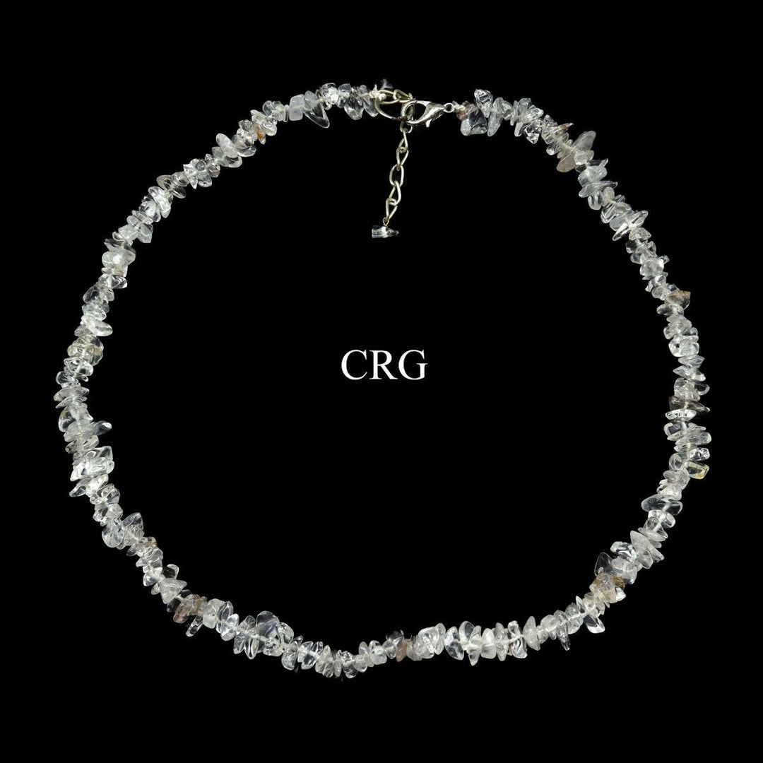 Crystal Quartz Strand Chip Choker Necklace (4 Pieces) Wholesale Crystal Gemstone JewelryCrystal River Gems