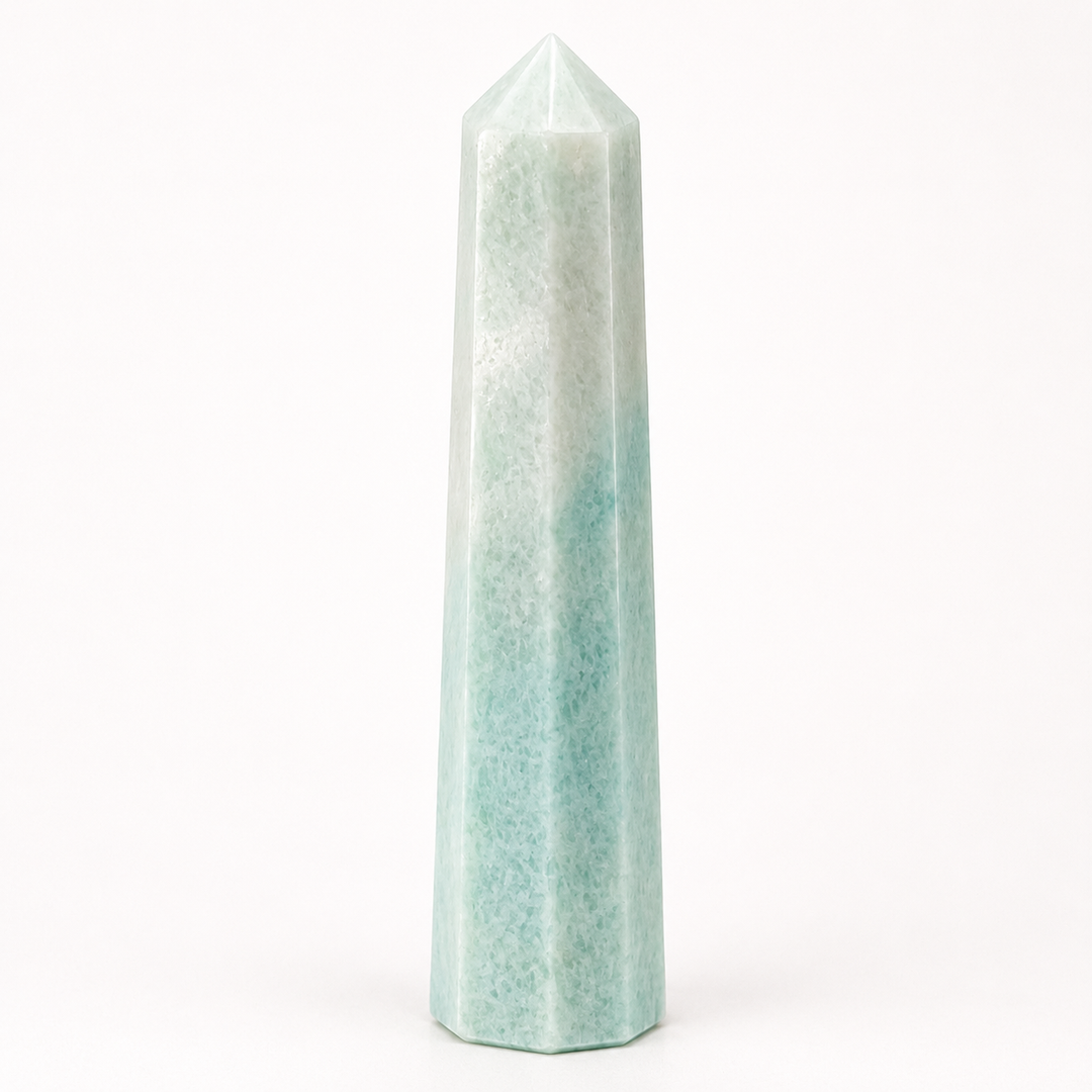 Amazonite Obelisk Tower (Set of 2)