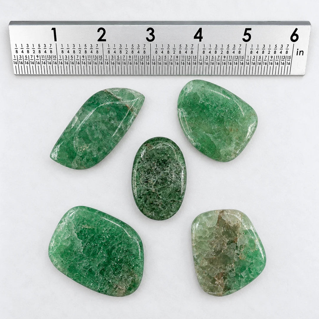 Green Aventurine Polished Cabochons