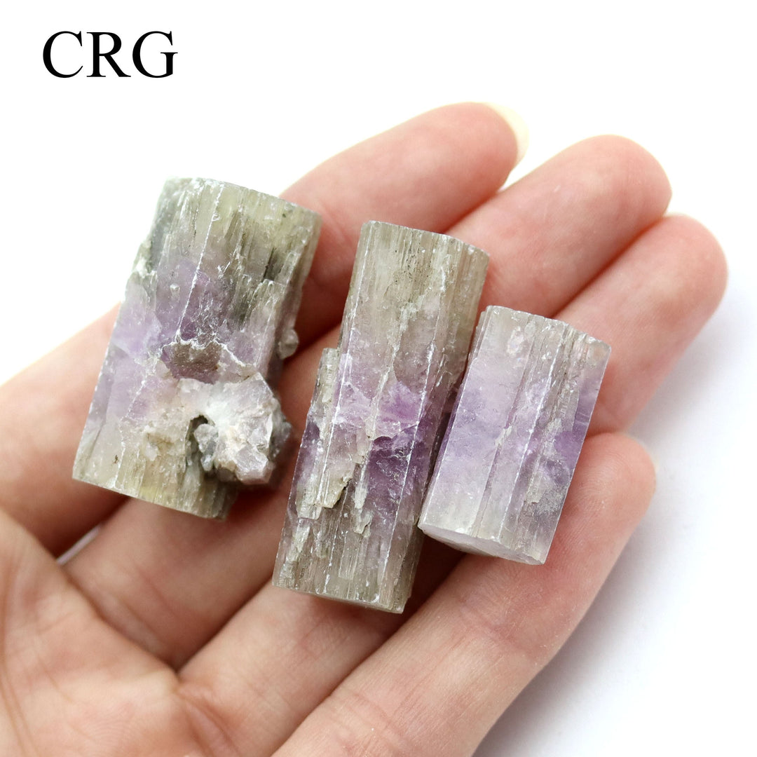 Purple Aragonite Crystals (25 - 35 mm) (2 Pcs) Raw Standing AragoniteCrystal River Gems