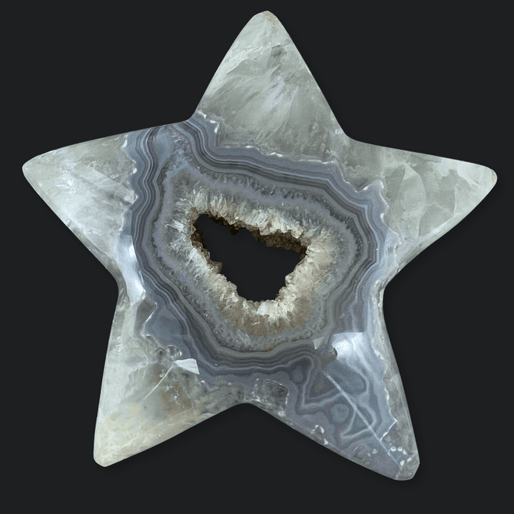Agate Star Gemstone CarvingCrystal River Gems