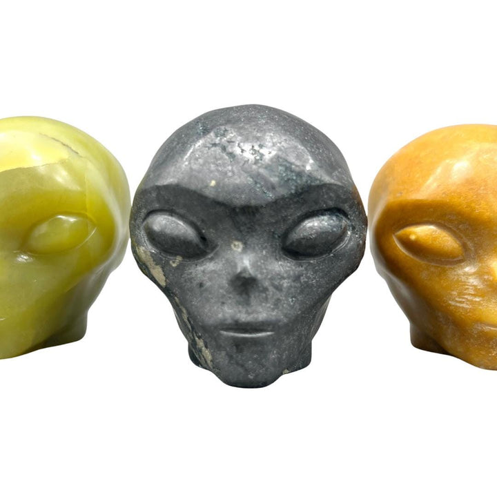 Alien Skull Mixed Gemstone 2 Inches (3 Pieces)Crystal River Gems