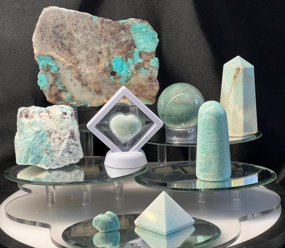 Amazonite Crystal Bundle Lot (5 LBs) Bulk Wholesale Gemstone Décor CollectionCrystal River Gems