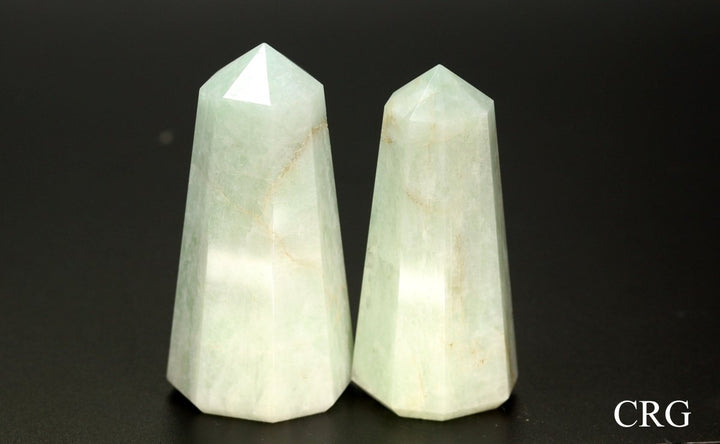 Amazonite Thick Point (1 Piece) Size 2.5 Inches 8-Sided Crystal Gemstone Tower