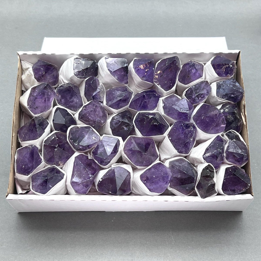 Amethyst Extra Quality Raw Points Large FlatCrystal River Gems