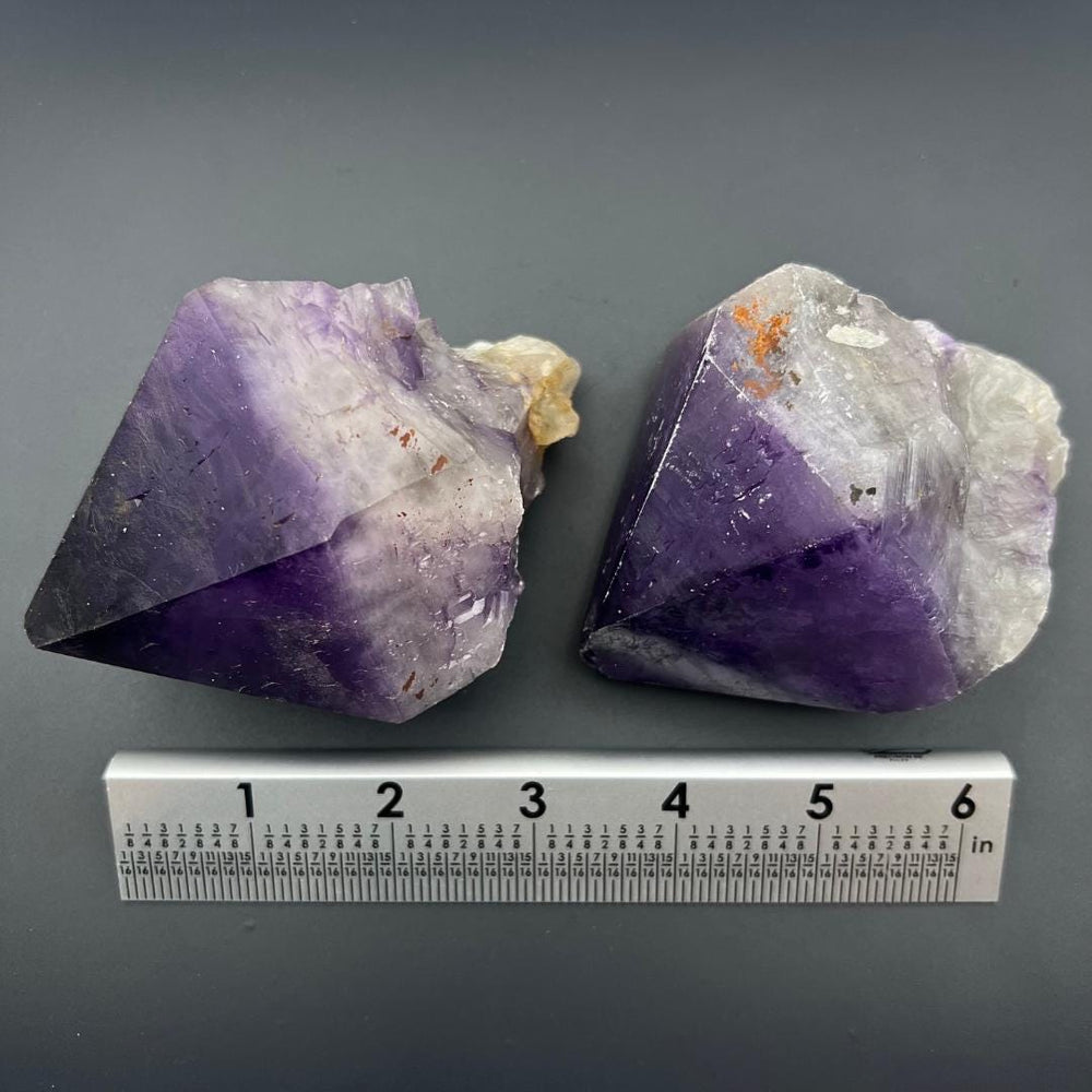 Amethyst Raw Crystal Point 2 to 4 InchesCrystal River Gems