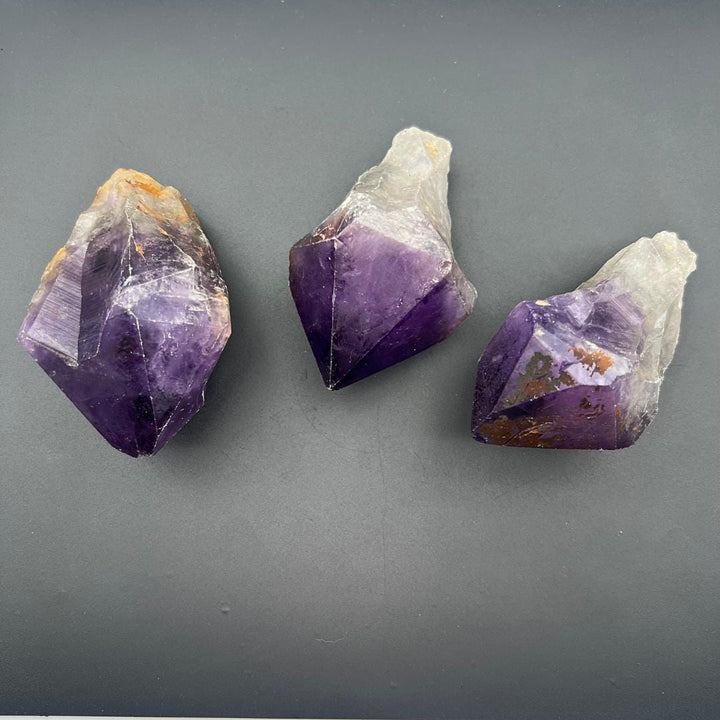 Amethyst Raw Crystal Point 2 to 4 InchesCrystal River Gems