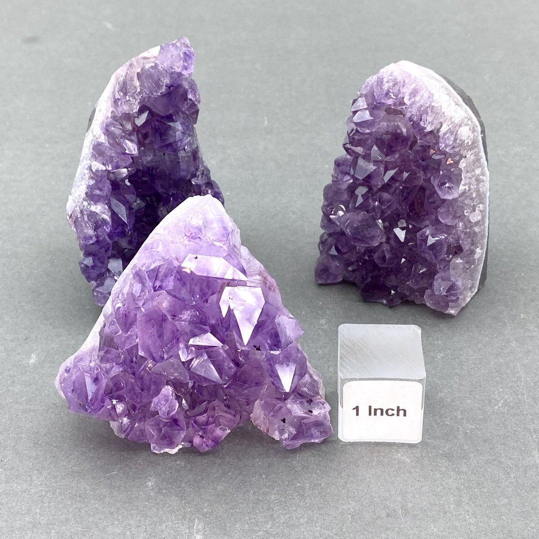 Amethyst Small Cut Base Standing DruzyCrystal River Gems