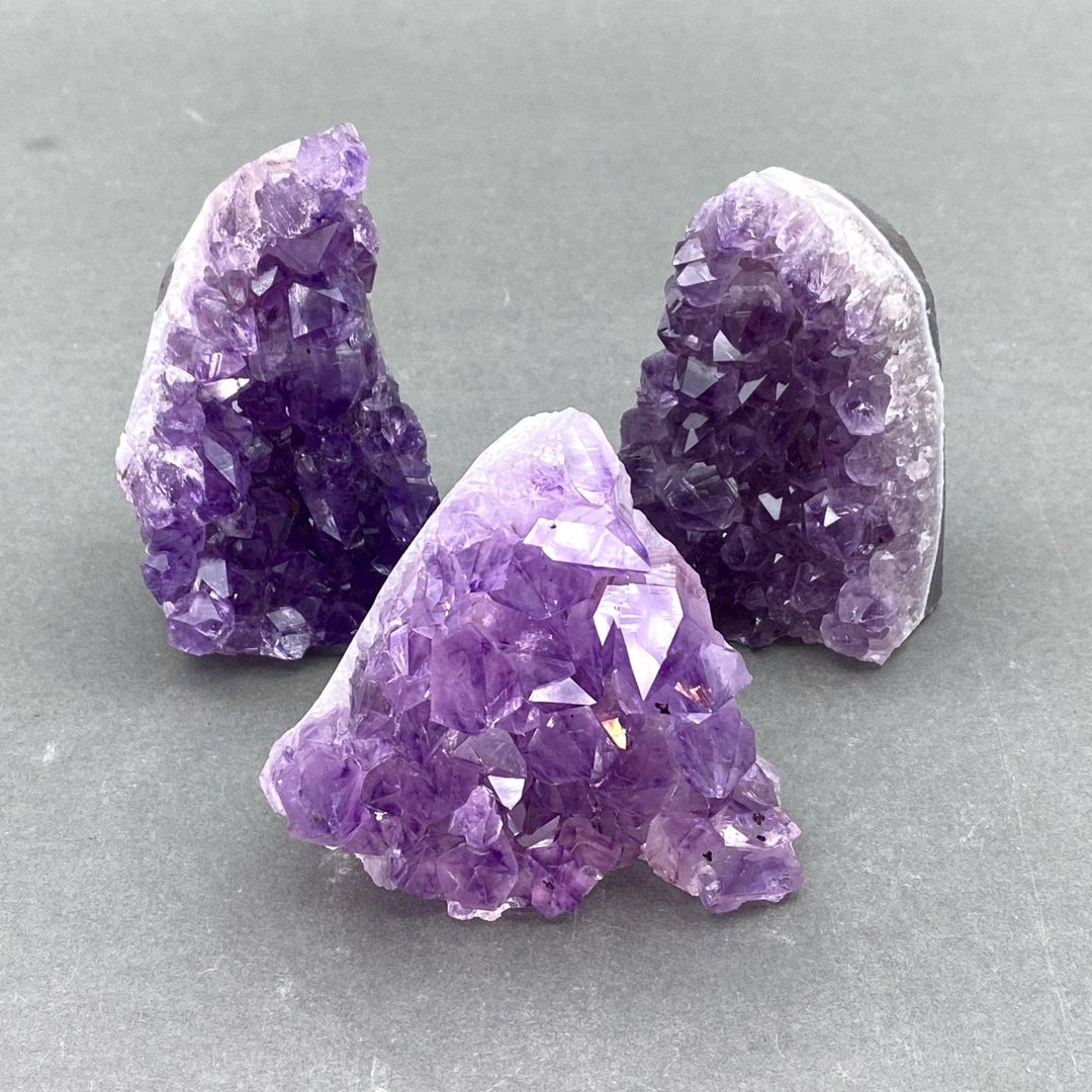 Amethyst Small Cut Base Standing DruzyCrystal River Gems