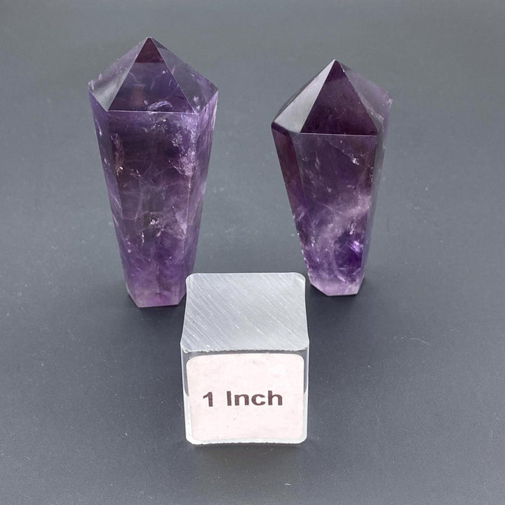 Amethyst Small Polished Standing Scepter TowerCrystal River Gems