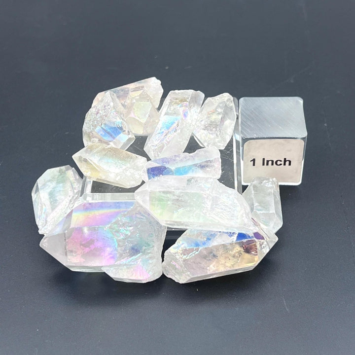 Angel Aura Quartz Points Bulk StonesCrystal River Gems