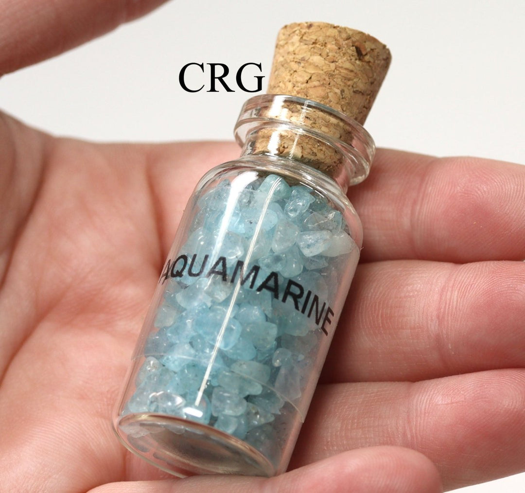 Assorted Gemstone Chip Bottles (75 Pieces)(5 Sets Of 15) Bulk Wholesale Lot Mixed Crystals MineralsCrystal River Gems