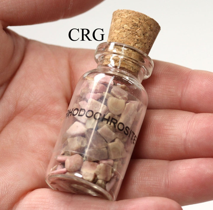 Assorted Gemstone Chip Bottles (75 Pieces)(5 Sets Of 15) Bulk Wholesale Lot Mixed Crystals MineralsCrystal River Gems