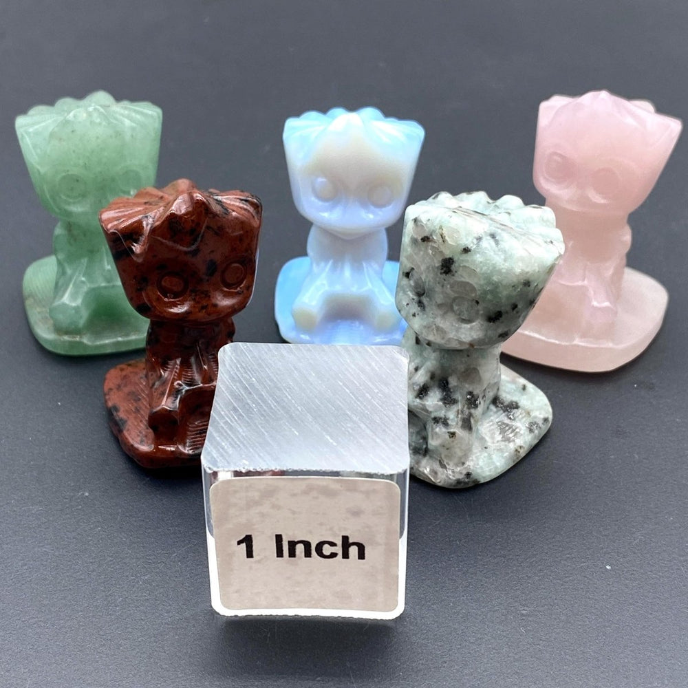 Assorted Gemstone Mini Treant FigurinesCrystal River Gems