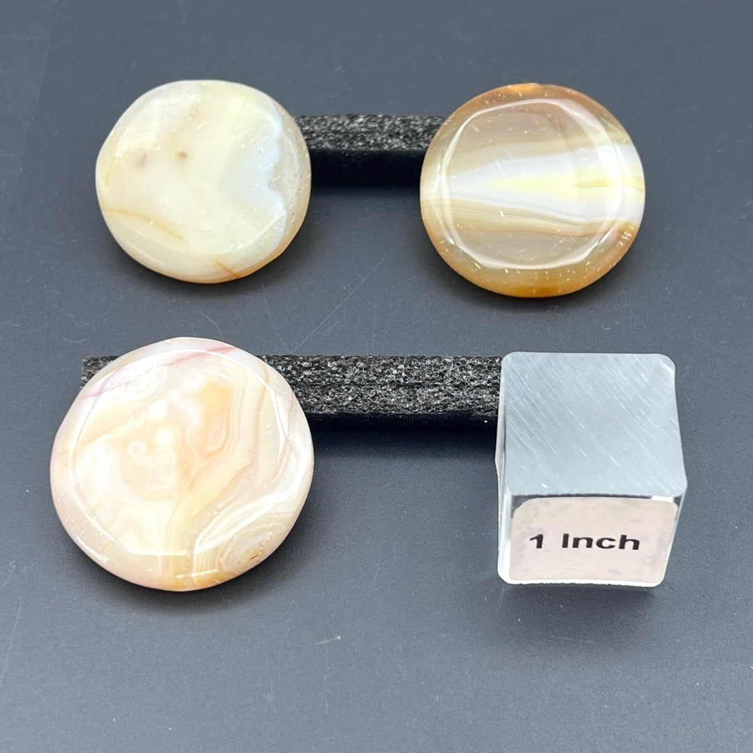 Banded Agate Polished Pocket StoneCrystal River Gems