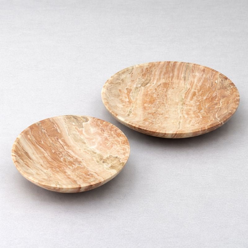 Banded Onyx Calcite Dish (1 Piece) Home Decor Jewelry BowlCrystal River Gems