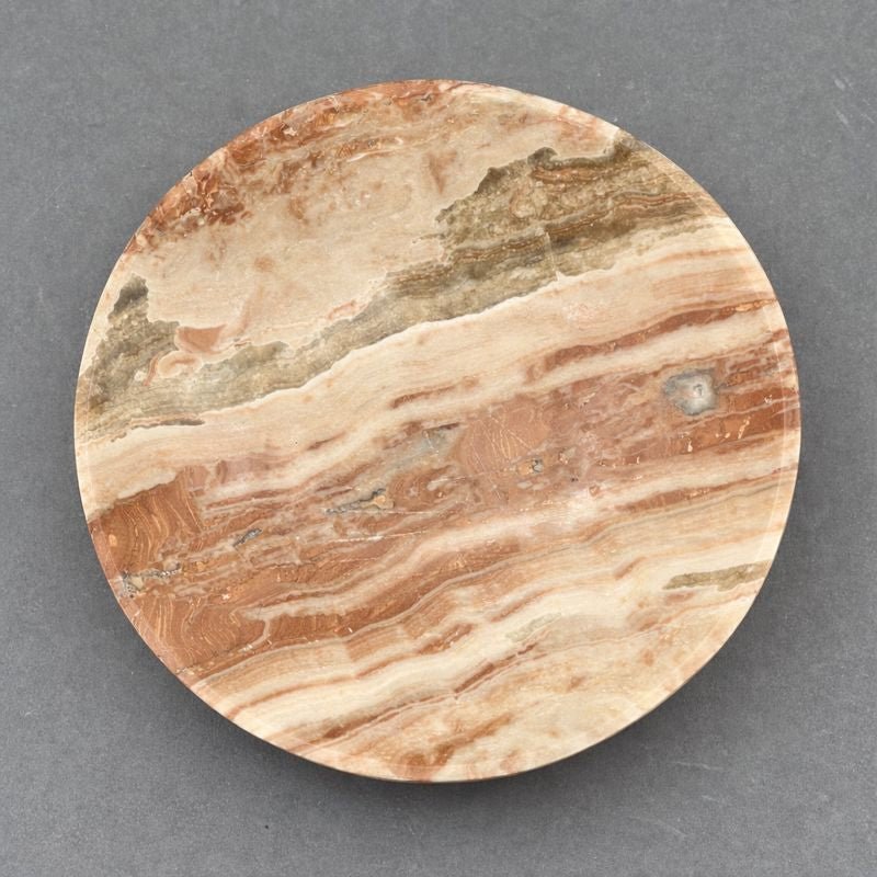 Banded Onyx Calcite Dish (1 Piece) Home Decor Jewelry BowlCrystal River Gems