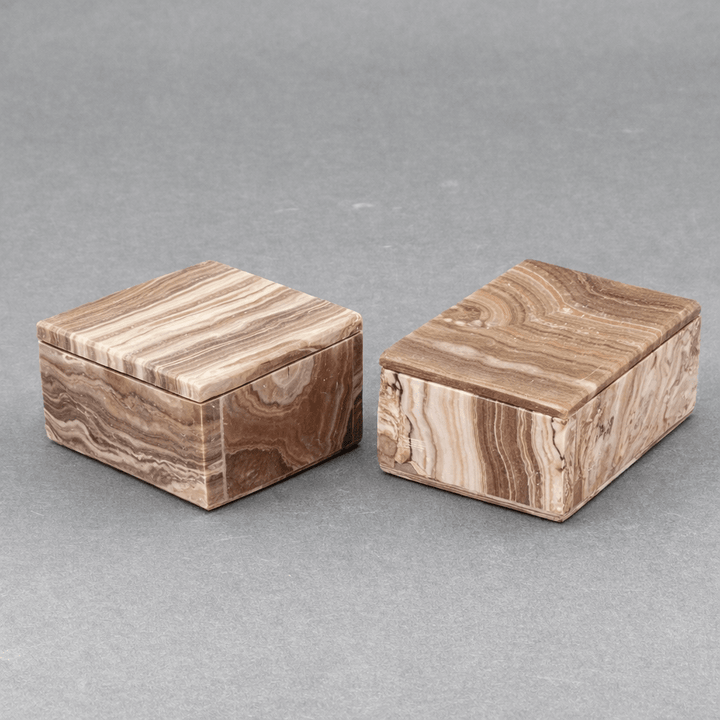 Banded Onyx Jewelry Restangle Box (1 Piece) (4 by 3 Inches)Crystal River Gems