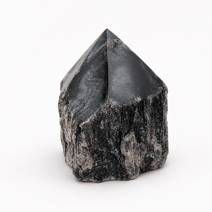 Black Mica Top Polished PointCrystal River Gems
