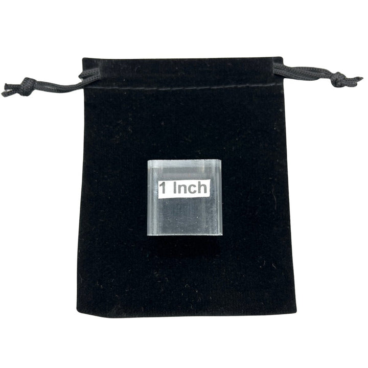 Black Plush Velvet Pouch (1 Piece) Size 3 by 4 Inches Small Deluxe Gift BagCrystal River Gems