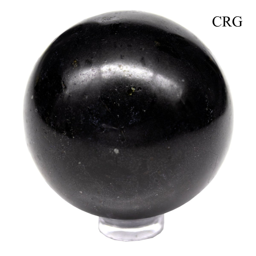 Black Tourmaline Gemstone Sphere (1 Piece) Size 40 to 50 mm Crystal Ball Shape