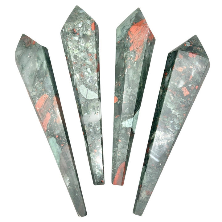 Blood Stone Wand Scepter (1 Piece)Crystal River Gems