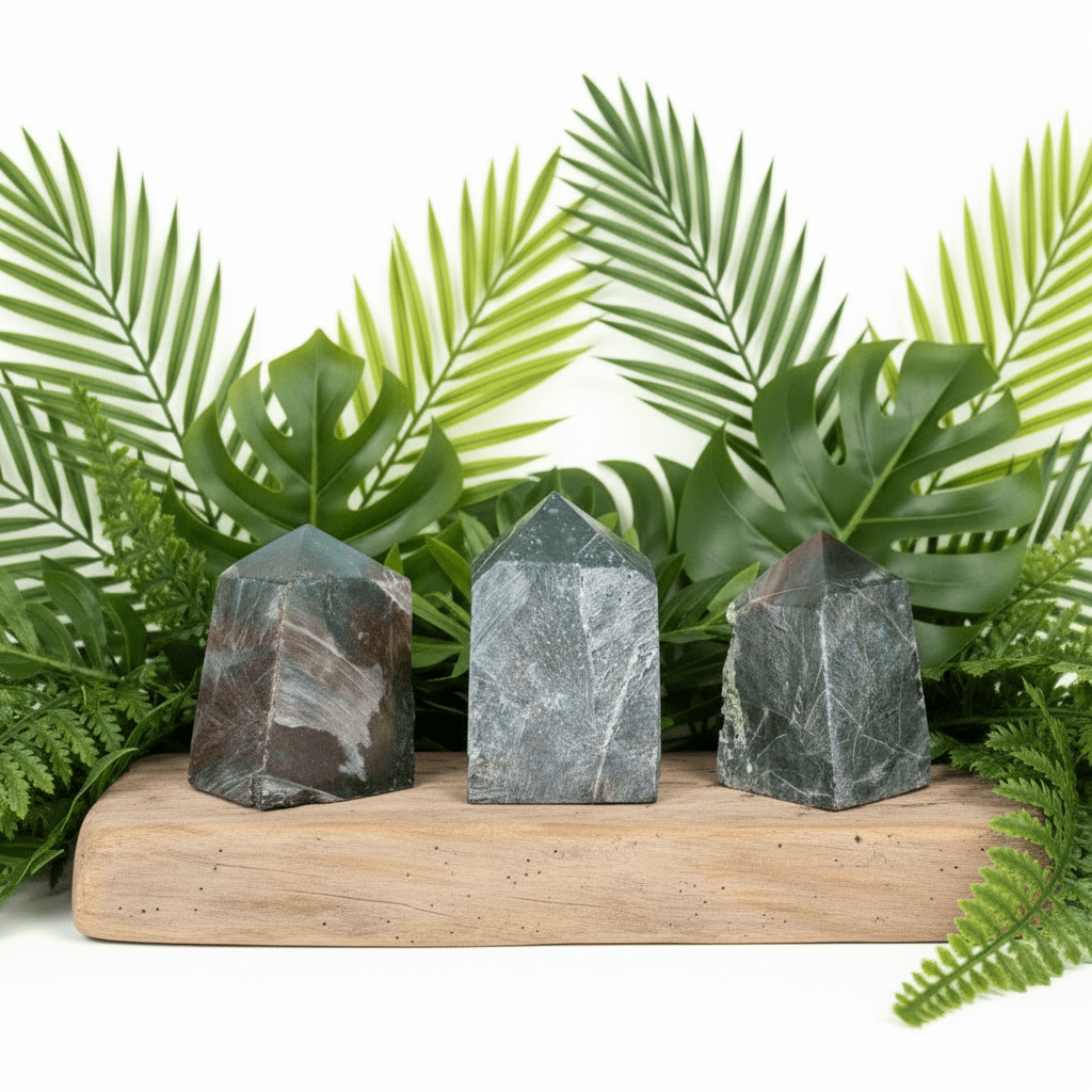 Bloodstone Top Polished Points (1 Kilogram) Size 1.5 to 3 Inches Crystal Gemstone TowersCrystal River Gems