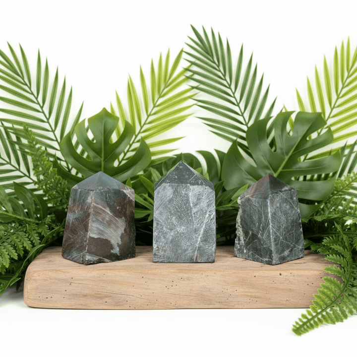 Bloodstone Top Polished Points (1 Kilogram) Size 1.5 to 3 Inches Crystal Gemstone TowersCrystal River Gems