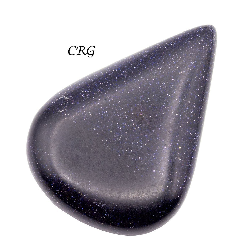 Blue Goldstone Cabochons (75 Grams) Mixed Sizes Bulk Wholesale Lot Crystal Minerals